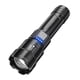 thumbnail image 2 of Linterna LED recargable súper brillante | Linterna de mano con zoom para camping | 3 modos de iluminación: luz fuerte, estroboscópica, baja | USB tipo C | ABS resistente al agua | Batería 1800mAh, 2 of 7