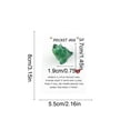 thumbnail image 3 of Green Dinosaur Resin Pocket Card for Holidays - Durable Gift Card with Handwritten Note Space, Perfect for Special Occasions and Keepsake Gifting, 3 of 6