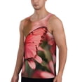 thumbnail image 2 of Haiem Pink Butterfly Pattern Men Workout Tank Top Gym Bodybuilding Sleeveless Muscle T Shirts Athletic Tank Breathable Workout Shirt-Small, 2 of 7