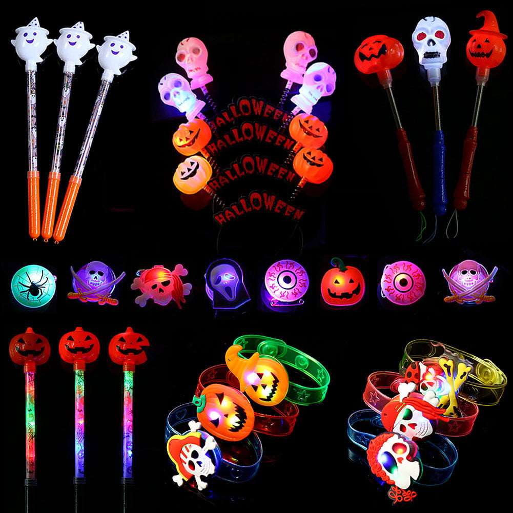12" Pumpkin Light-Up Bubble Blower Kids Party Favors Prizes Toys Halloween 