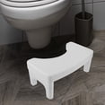 thumbnail image 3 of Comfortable Squatting Foot Stool Home Footstool Non-slip Poop Stool for Bathroom, 3 of 5