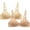 Beige, variant on skpabo Women's Bras Comfy Backless Bra Corset Bra 2Pc Small Cup Two Rows Of Buttons Without Steel Ring Bra Mother Underwear for Work Office Business Size