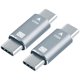 thumbnail image 1 of 2 piezas Serie 40 Gbps Adaptador tipo C USB 4.0 macho a macho Cable de extensión de sincronización de datos Adaptador USB-C a tipo C Reemplazo, 1 of 5