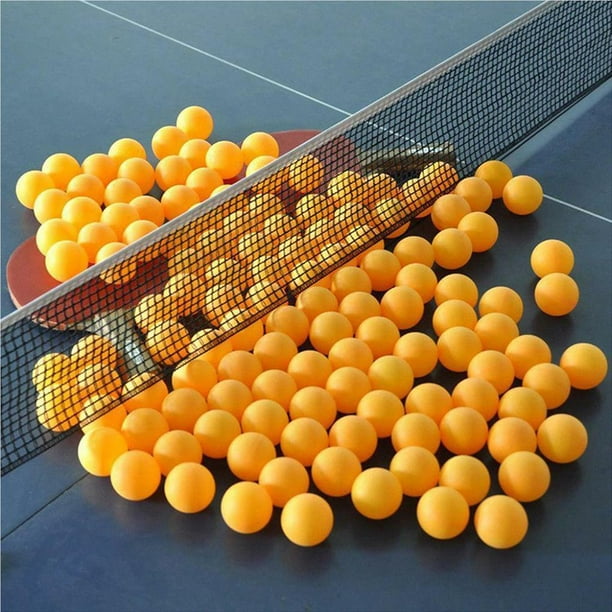 50pcs 40mm - Balles colorées, balle de tennis de table PP numéro