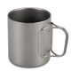thumbnail image 4 of Taza de té 450ml Copa de doble pared de titanio taza de té de café taza de café taza con manipulable, 4 of 7
