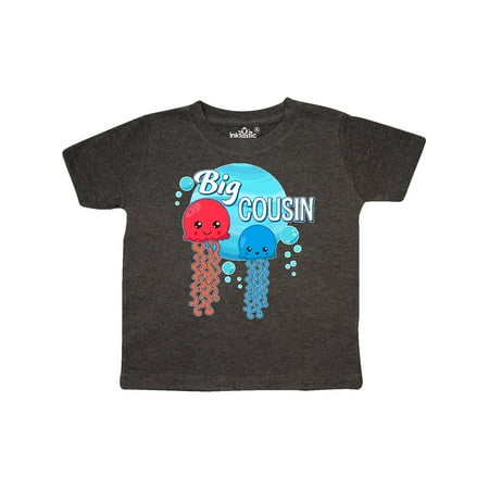

Inktastic Big Cousin Cute Jellyfish Gift Toddler Boy or Toddler Girl T-Shirt