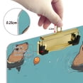 thumbnail image 6 of FORMRS Acrylic Clipboard with Low Profile Clip Standard A4 Letter Size, 12.5" x 9", Cartoon Capybaras, 6 of 8