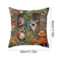 thumbnail image 3 of Cute Quadruped Patterns Cushion Cover Soft Throw Pillowcase Removable And Washable Pillowcase For Sofa And Chair Ideal Choice For Summer Sofa And Bedroom Decor, 3 of 6