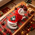 thumbnail image 7 of Christmas Pet Costume for Small Medium Dogs and Cats, Holiday Hoodie Outfit with 3D Print, Adjustable Drawstring, Stretch Fabric Party Dress Up, Multiple Sizes, Easy On and Off, 7 of 7