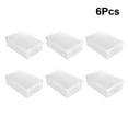 thumbnail image 4 of 6 cajas de zapatos transparentes a prueba de polvo, de plástico, para el hogar y la tienda, 28 x 18 x 10 cm., 4 of 7