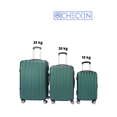 thumbnail image 4 of Juego de 3 Maletas de Viaje Check In Grande 25 kg Mediana 20 kg y Carry On 10 kg Verde Unitalla, 4 of 17