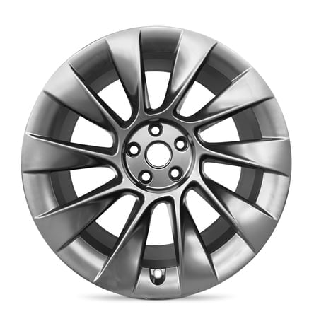 New OEM Replacement Wheel 20x9.5 in for 2020-2021 Tesla Model Y Satin Black 20 inch Aluminum Rim