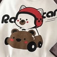 thumbnail image 4 of zuwimk Boys' Long Sleeve Graphic T-Shirt, Lightweight & Breathable, Outdoor Collection(5-6 Years,Brown), 4 of 6