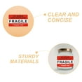 thumbnail image 3 of OATIPHO Caution Fragile Stickers Red Adhesive for Glassware Ceramics, 3 of 8