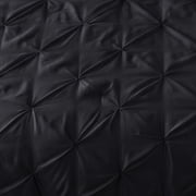 U Bedsure U by Bedsure Twin Twin XL Comforter Set Black, Bedding for College Dorm, 5 Pieces Bed in a Bag with Pinch Pleat Comforter, Sheets, Pillowcases & Shams