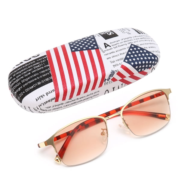 Gafas de lectura con bloqueo de luz azul y protección UV de alta definición para personas mayores (+200)
