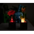 thumbnail image 5 of Minecraft Orange Tulip and Poppy Flower Pot Mood Lights | Set of 2, 5 of 7