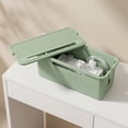 thumbnail image 5 of Power Strip Cable Management Box with Lid and Cord Openings, 9.25 x 4.72 x 4.53 In, Green, 5 of 6