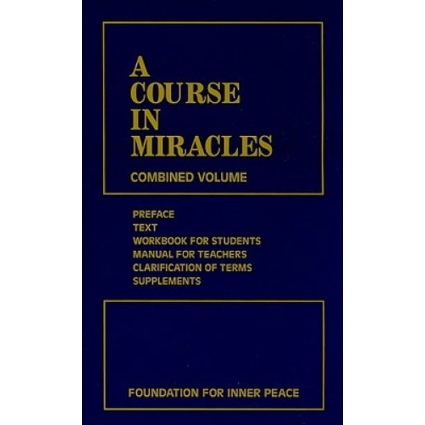 【希少】A Course in Miracles Combined Volume A course in Miracles : Combined Volume - Walmart.ca