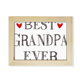thumbnail image 1 of Mejor abuelo nunca citar corazon Escritorio de madera Arte Pintura 6x8 pulgadas marco de foto foto, 1 of 4