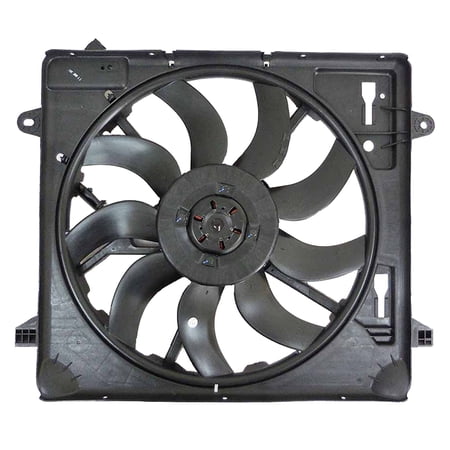 Agility Auto Parts 6010277 Engine Cooling Fan Assembly for Jeep Specific Models Fits select: 2015-2018 JEEP WRANGLER UNLIMITED 2012-2014 JEEP WRANGLER