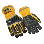 Ringers Gloves 314-08 Extrication Short Cuff Glove, Yellow, Small