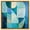 Gold Frame, variant on Color Blocks I Canvas Modern Wall Decor by Art Remedy, Gallery Wrapped, 12 x 12