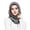 1-Dark Gray4416, variant on XIAOCHA Drawstring‑Hood Balaclava for Women Solid Hats Casual Fall‑Winter Bonnet,Dark Gray