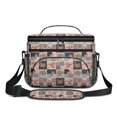 thumbnail image 2 of Lunch Box Pioneer Flower Floral Print Pattern Insulated Lunch Bag for Women Men,Medium Leakproof Lunchbox Cooler Bag Adjustable Strap,10 X 6.7 X 8 Inches, 2 of 6