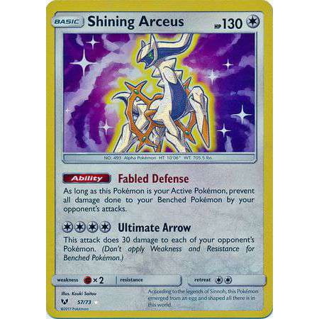 Pokemon Shining Legends Shining Arceus #57 (Best Nature For Arceus)