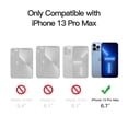 thumbnail image 3 of JETech Matte Case for iPhone 13 Pro Max 6.7-Inch, Shockproof Military Grade Drop Protection, Frosted Translucent Back Phone Cover, Anti-Fingerprint (Sky Blue), 3 of 6