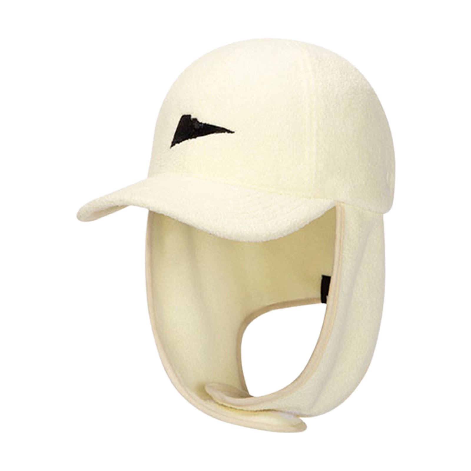 Winter Hat with Ear Flaps for Men and Women, Thermal Fleece Lined Beanie for Cold Weather, Windproof Ski Snowboard Skating Outdoor Sports, Adjustable Knit Cuff Trapper Hat with Foldable Ear Covers