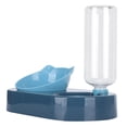 thumbnail image 3 of Cuencos dobles para gatos, juego de cuencos de agua y comida, dispensador automático de agua, botella, comedero para mascotas, embalaje azul, 3 of 12