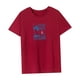 thumbnail image 4 of Camiseta de mujer Yinane verano cuello redondo M poliéster, 4 of 7