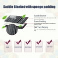 thumbnail image 4 of Unique Bargains 2pcs Universal Front Seat Cover Saddle Blanket Seat-Belt Pad Protectors for Car, 4 of 7