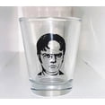 thumbnail image 3 of The Office TV Show Dwight Schrute Promo Shot Glass LIMITED EDITION SET of 2. Rare..OUT OF PRODUCTION, 3 of 3