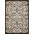 thumbnail image 2 of Nourison Caribbean Indoor/Outdoor Ivory/Charcoal 3'11" x 5'11" Area Rug, (4x6), 2 of 7