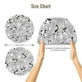 thumbnail image 5 of Rateoe Pandas Between Clouds and Stars Pattern Silk Satin Hair Bonnet for Sleeping, Adjustable Sleep Cap Turban for Women , Curly Straight Hair Long Large Braid, 5 of 6