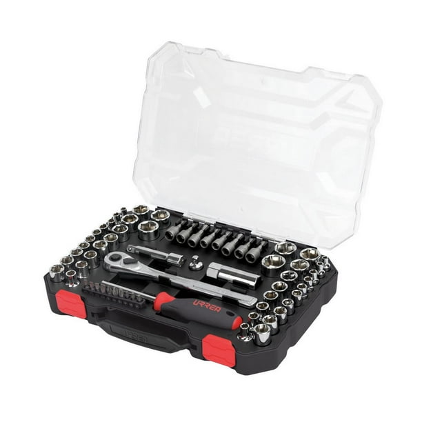 Juego Dados Y Accesorios Combinados 63 Piezas Caja Display Urrea JCD01