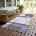 thumbnail image 6 of Addison Rugs Chantille Indoor/Outdoor Transitional Geometric Lavender Washable Runner Rug, 2'3" x 7'6", 6 of 6