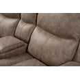 thumbnail image 5 of Roundhill Furniture Ensley Faux Leather Reclining Sofa and Loveseat in Sand Finish, 5 of 11