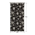 thumbnail image 5 of Pioneer Flower Floral Print Pattern Shower Curtain 36”x72", Bathroom Decorative Shower Curtain Set with 12 Hooks, Waterproof Washable, 5 of 6