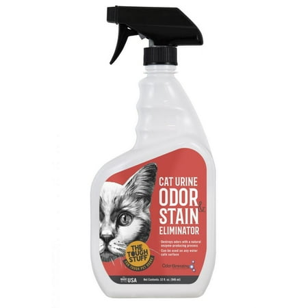 Nilodor Tough Stuff Urine Odor & Stain Eliminator for Cats 32 oz (2 Pack)