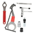 thumbnail image 3 of Kit de Retrait de Cassette de Vélo Robuste et Durable Outil de Retrait de Roue Libre Économiseur de Travail pour Vélos Maison Vélos Pliables Atelier de Réparation Levier de Pneu élargi, 3 of 8