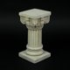 thumbnail image 4 of Things2Die4 Antiguo Blanco Sólido Hormigón Romano Columna Iónica Pilar Mini Estatua Pedestal 8.25 Pulgadas de Alto Things2Die4 4855-24, 4 of 4