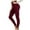 Wine, variant on Kaemgyyd Fleece Lined Leggings for Women Winter Thermal Warm Tights High Waisted Workout Yoga Pants for Cold Winter