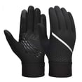 thumbnail image 4 of Winter Warm Running Sports Gloves - Cold Weather Outdoor Thermal Bike Touchscreen Gloves Anti-Slip Soft, 4 of 7