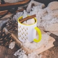 thumbnail image 5 of 3dRose, Image of Gold Glitz Deer, 15oz Two-Tone Yellow Mug, 5 of 7