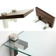 thumbnail image 3 of 8Pcs Wall Mount Adjustable Wood/Glass Shelf Bracket 76x98x26mm, 3 of 6