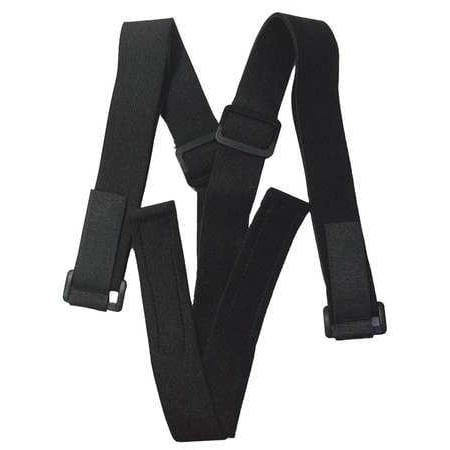 Impacto Suspenders for Back Belt, Elastic, Hook and Loop, Black, (Best Tool Belt Suspenders)